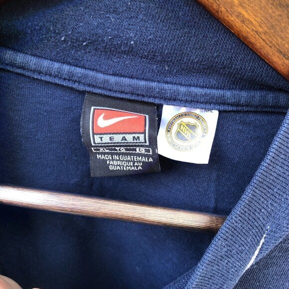 Vintage 1994 Nike Mockneck Toronto Maple Leafs Crewneck NFL Sweater - Picture 6 of 8